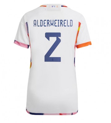Belgia Toby Alderweireld #2 Bortedrakt Kvinner VM 2022 Kortermet